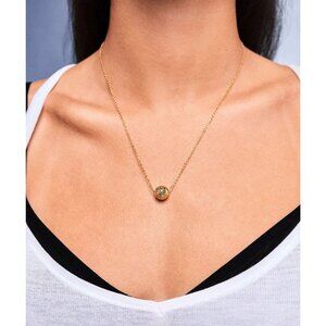 HEY HARPER Daphne Sphere Gold Tone Waterproof Necklace NEW NWT